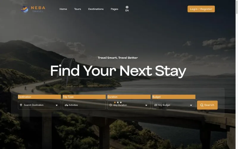 Neba Travel — tur ve konaklama platformu