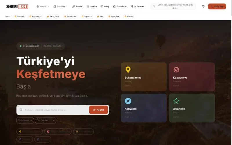 Şehrini Keşfet — mekân ve rota rehberi